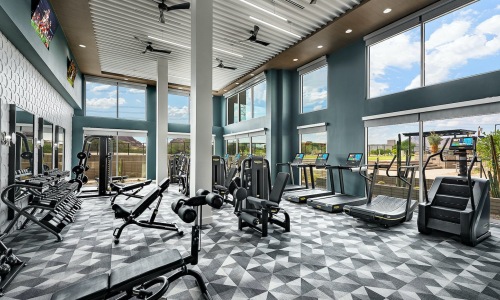 Fitness Center - Friendly Community Features 